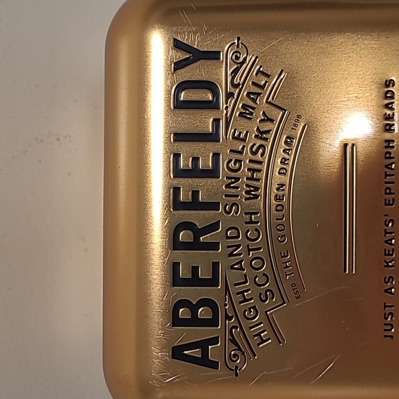 Aberfeldy 12 Year Old Highland Single Malt Scotch Whiskey Empty Tin - Picture 9 of 17